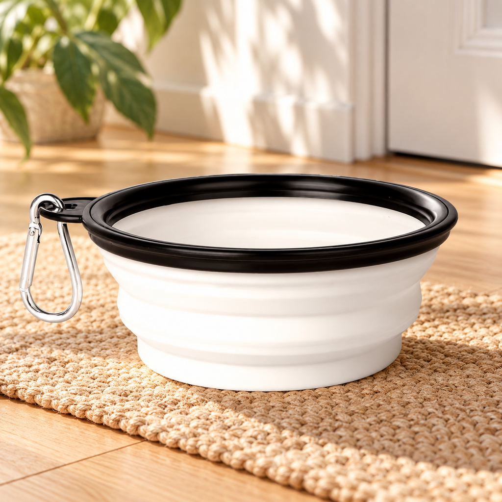 Gamelle pliable de voyage — Blanc, 650 ml — ambiance