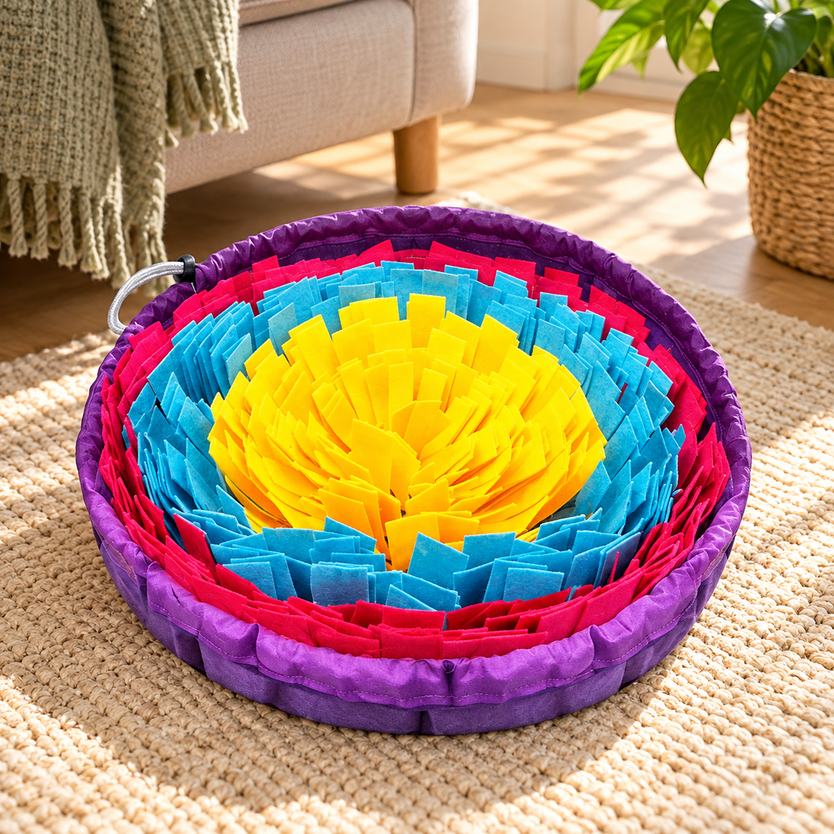 Tapis de fouille pour chien — jeu de recherche — ambiance