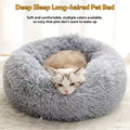 Panier rond en peluche pour chien et chat